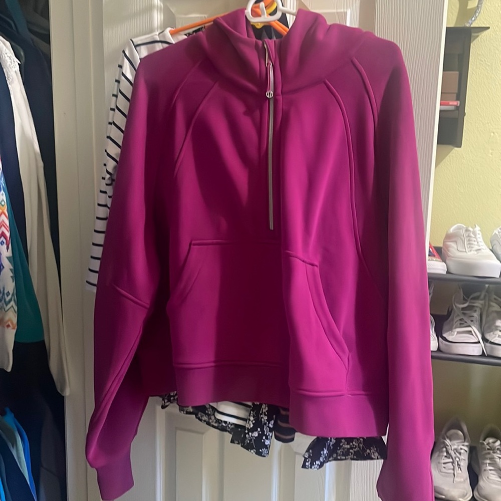 Lululemon Pink/purple scuba hoodie XL/XXL
